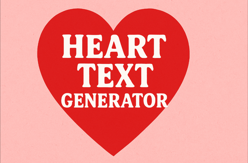 heart text generator | text on heart shape