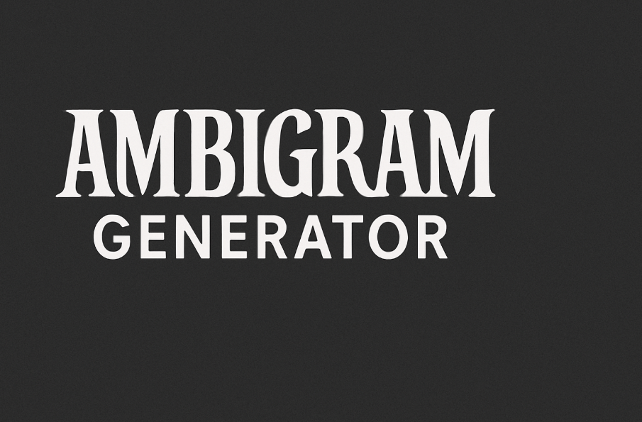 ambigram generator