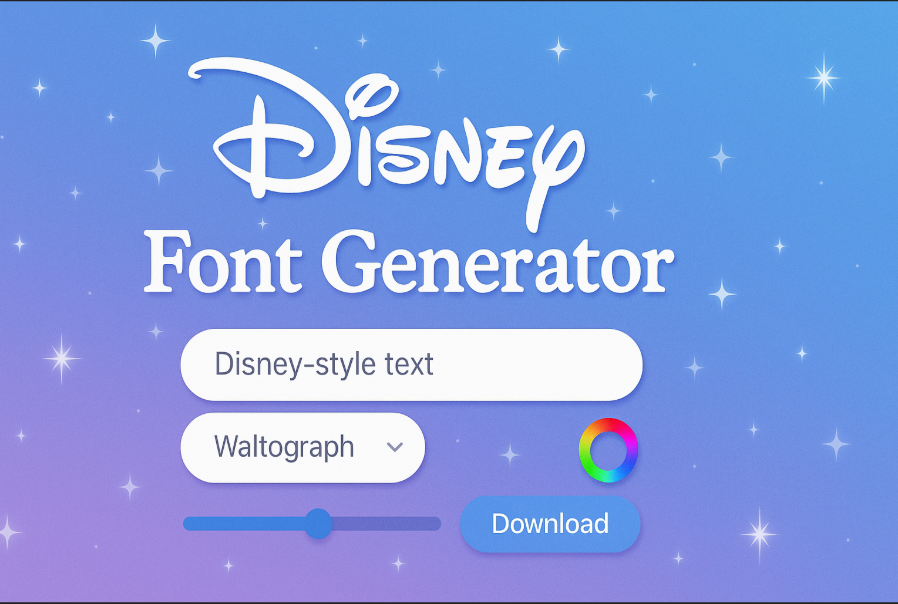 disney font generator