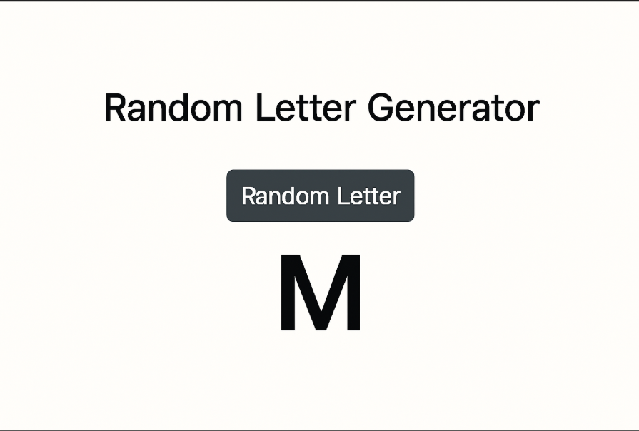 random letter generator