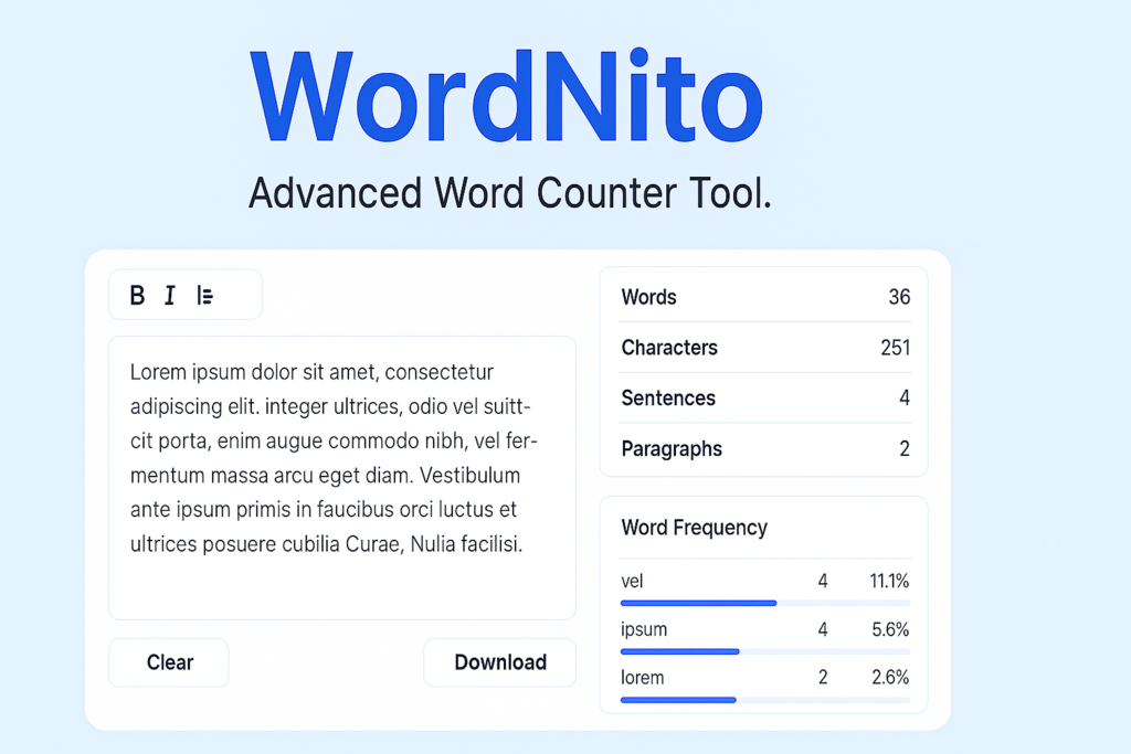 wordnito word counter