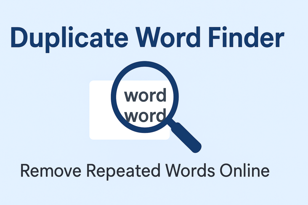 duplicate word finder