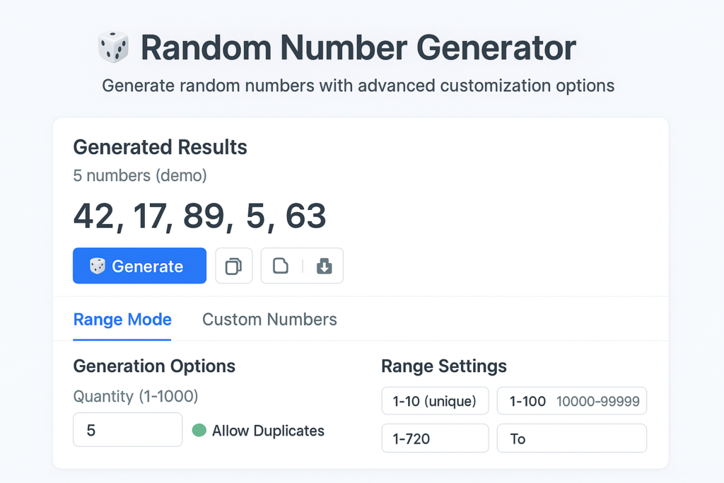 random number generator