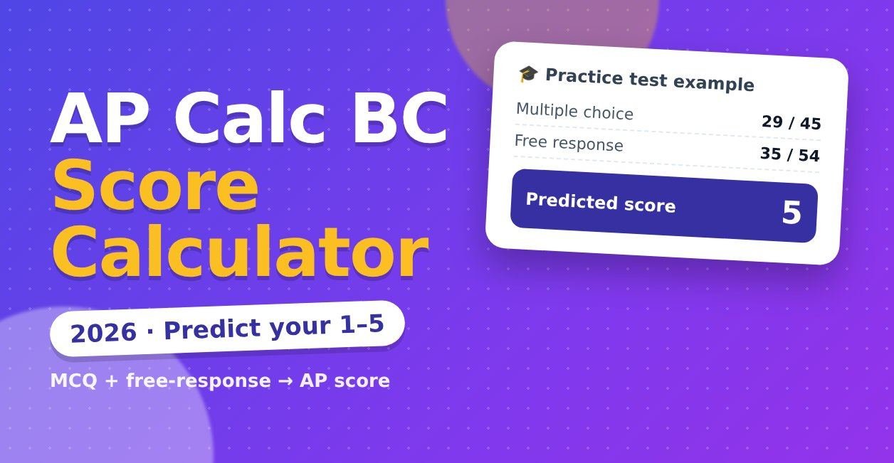 ap calc bc score calculator
