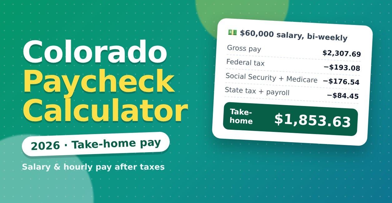 colorado paycheck calculator