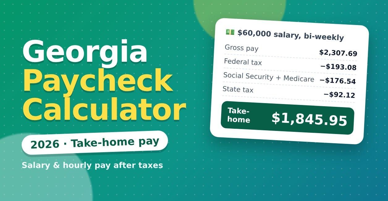 georgia paycheck calculator