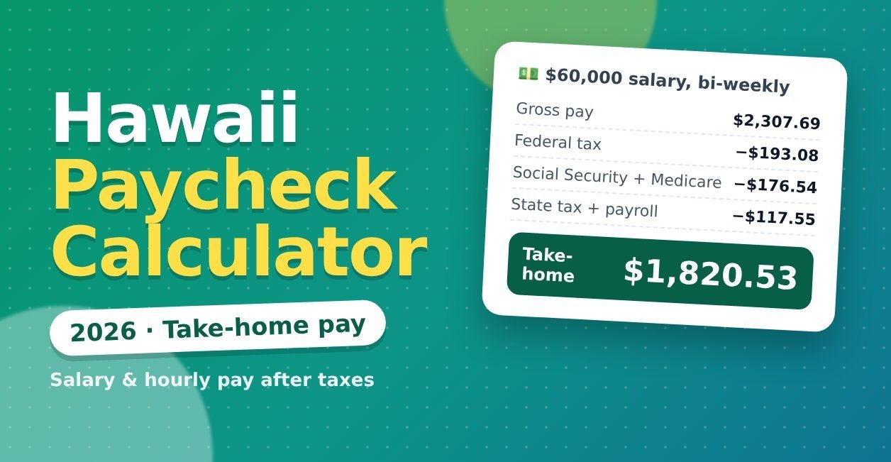 hawaii paycheck calculator