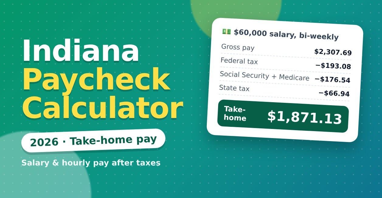 indiana paycheck calculator