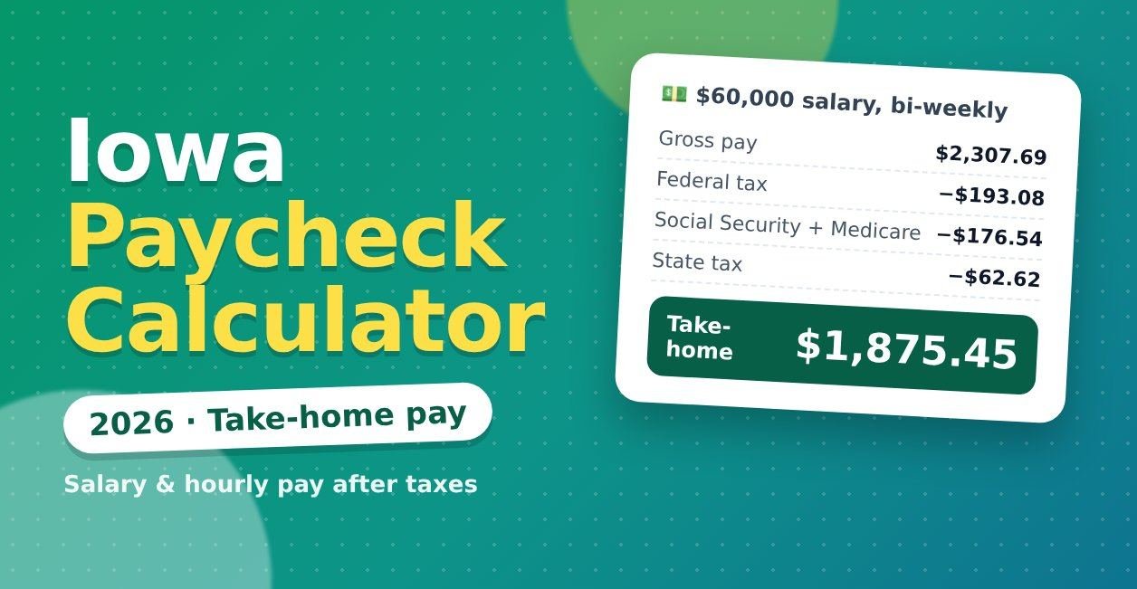 iowa paycheck calculator