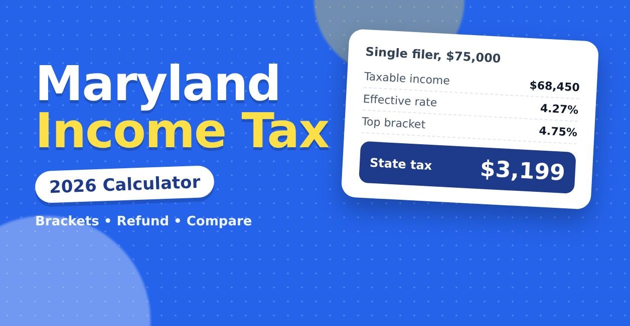 md income tax calculator