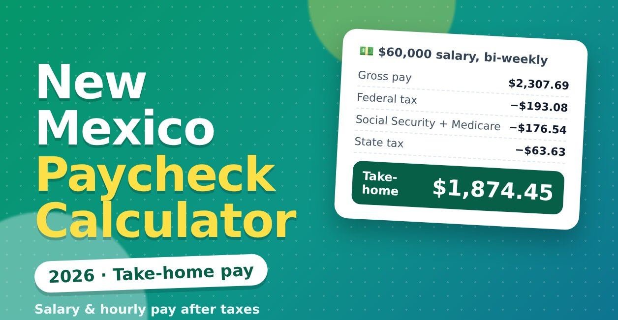 new mexico paycheck calculator