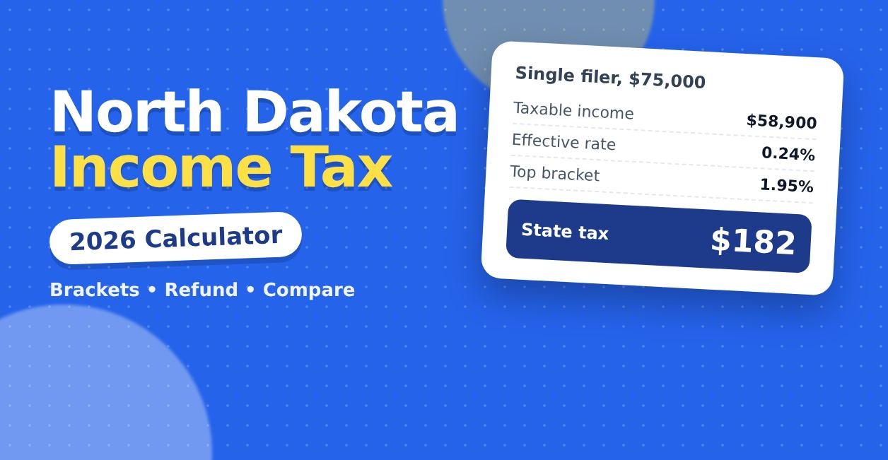 north dakota state income tax calculator
