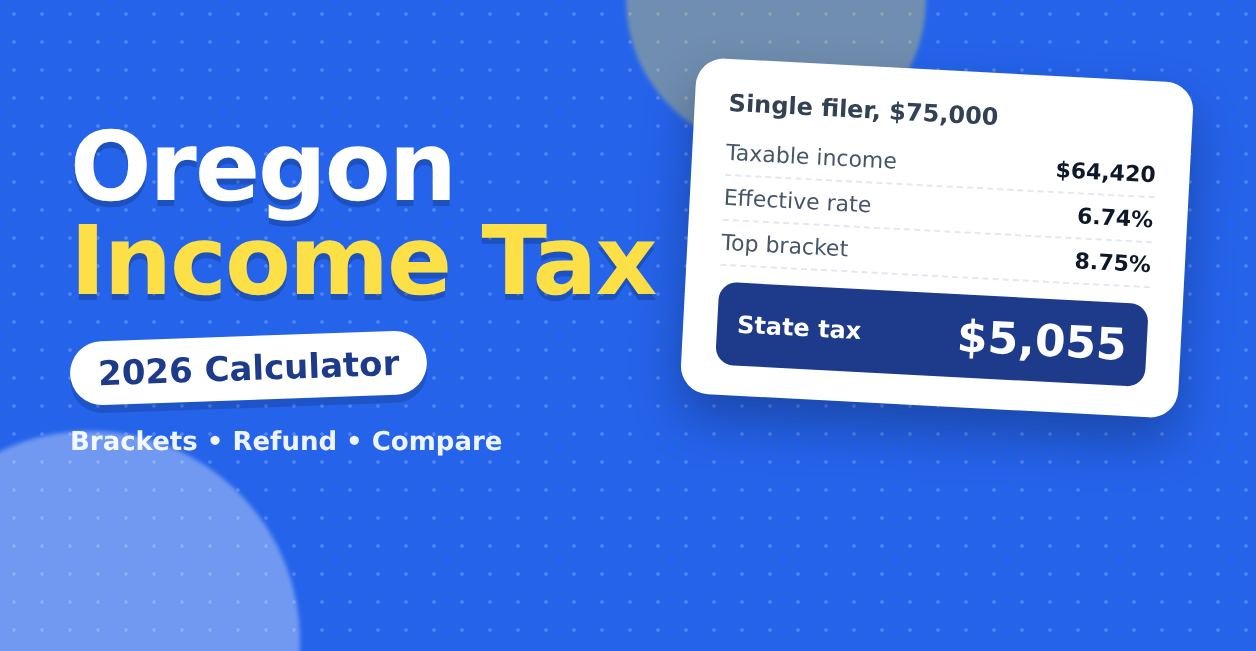 oregon state income tax calculator
