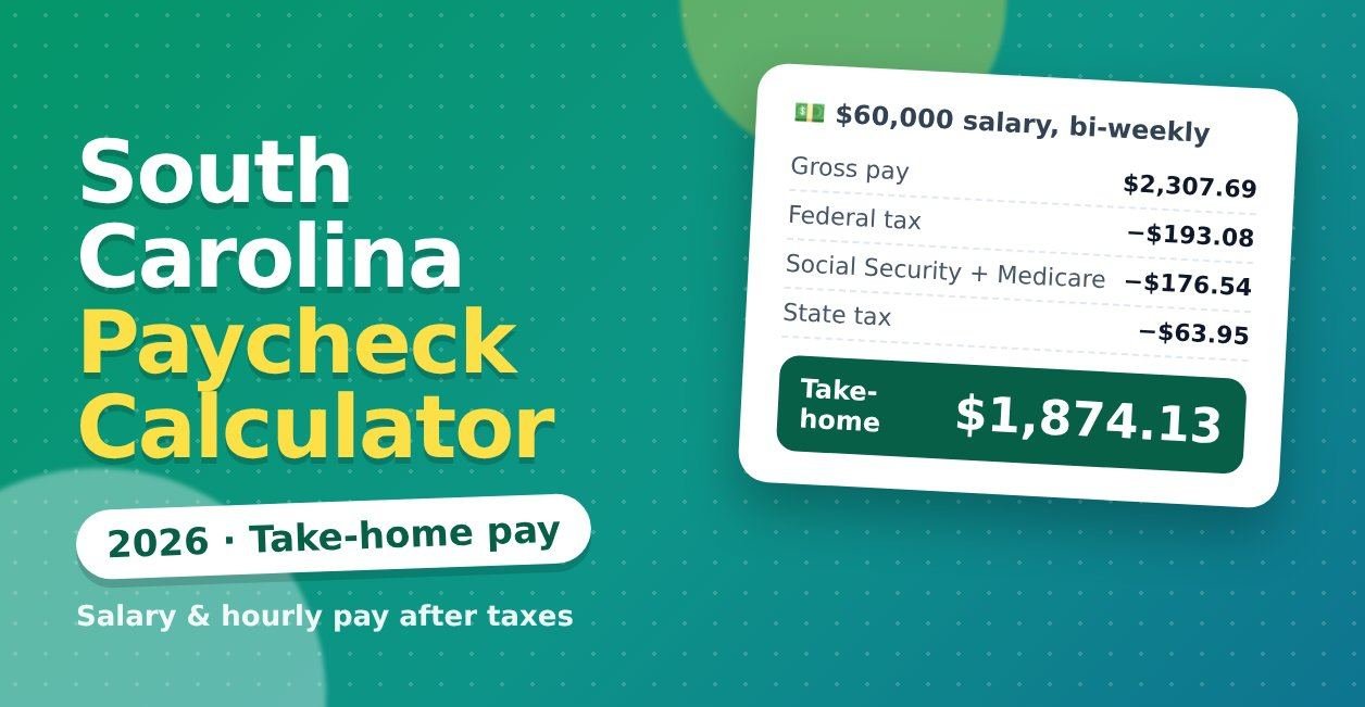 south carolina paycheck calculator