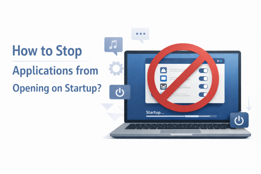 how to stop applications from opening on startup