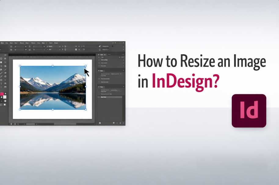 how to resize image in indesign