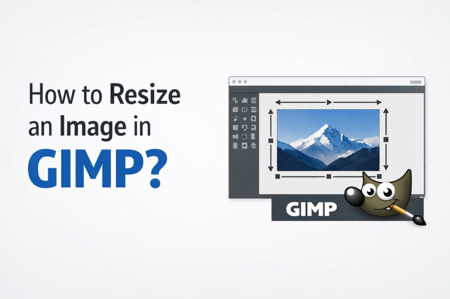 how to resize image in gimp