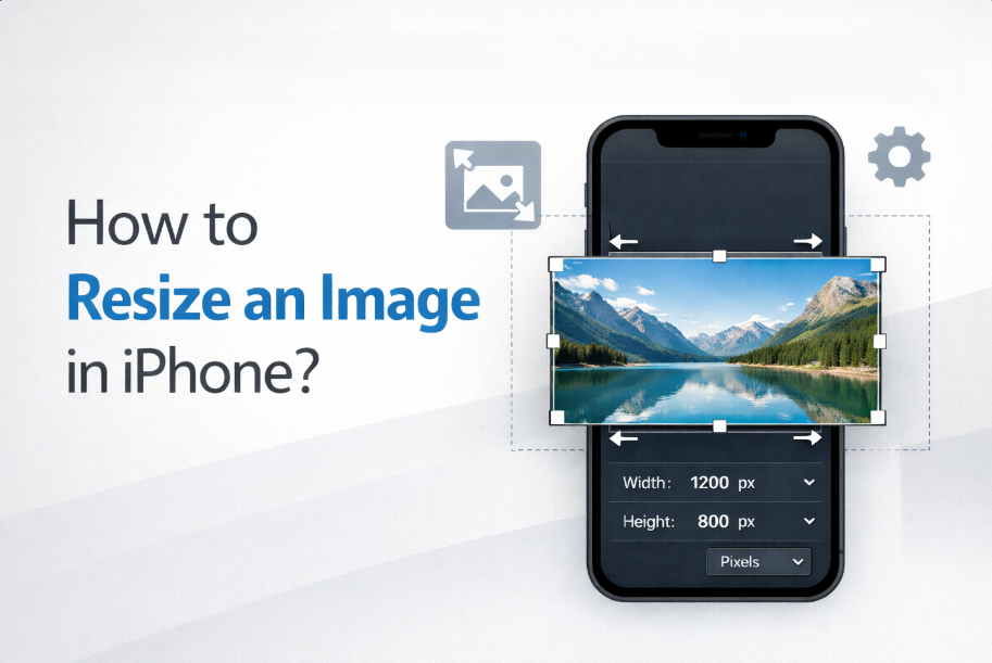 how to resize image in iphone