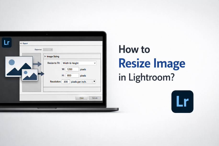 how to resize image in lightroom