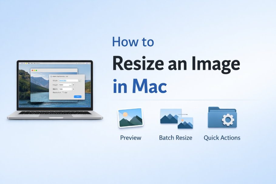 how to resize an image in mac