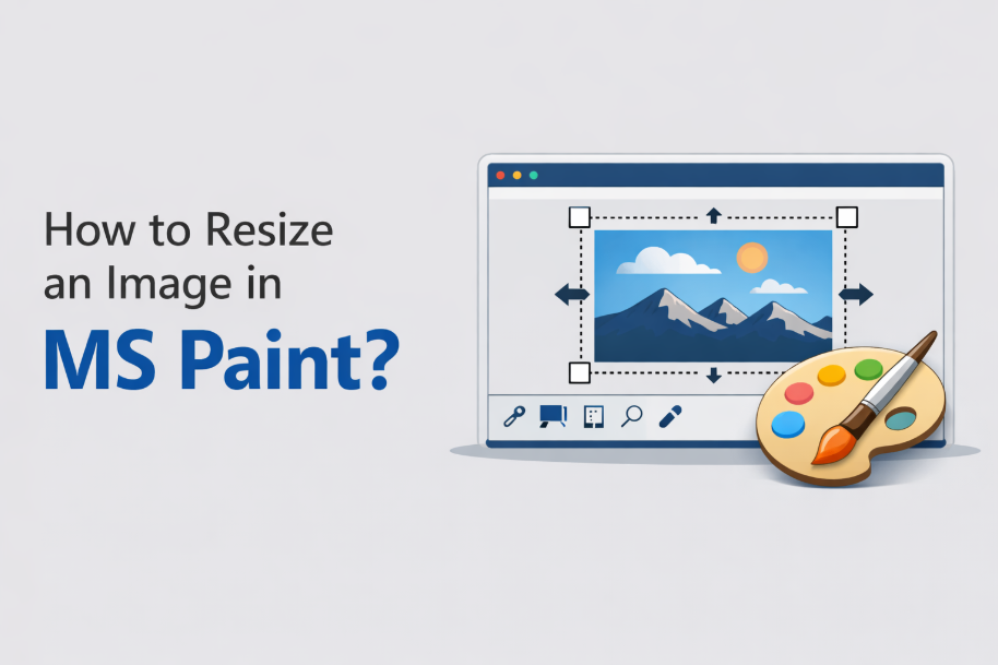 how to resize image in paint