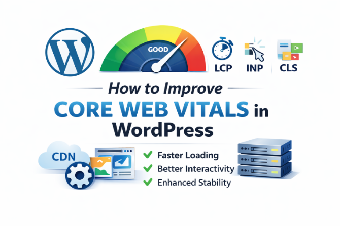how to improve core web vitals wordpress